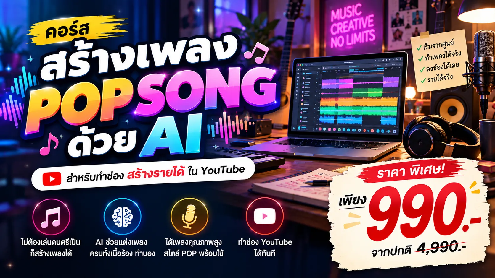ภาพปกคอร์ส pop song