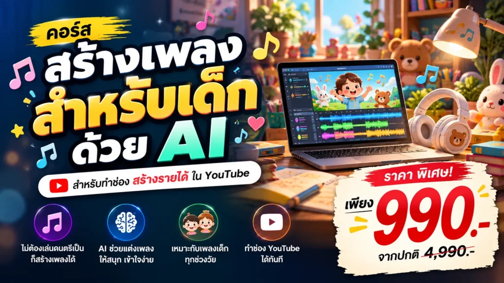 ภาพปกคอร์ส เพลงเด็ก
